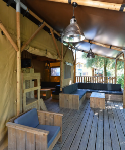 Camping Les Pins Tente Lodge 8 Personnes Bahamas